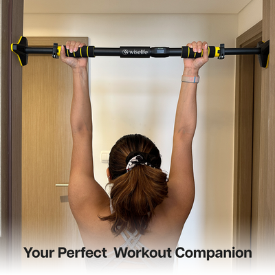 Wise Heavy-Duty Adjustable Pull Up Bar | Supports Up to 200 kg