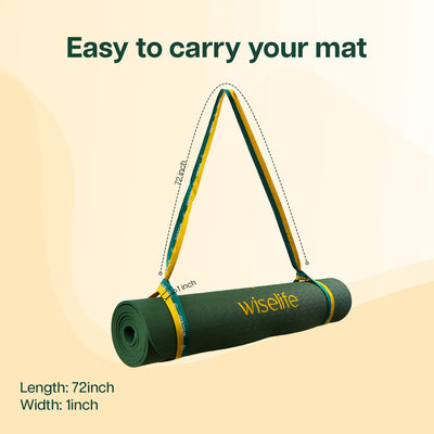 Wise Yoga Mat Strap Combo