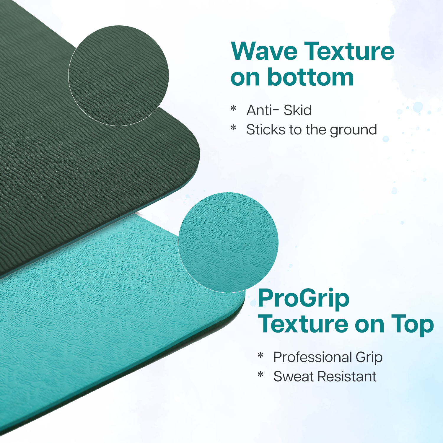 dual layer yoga mat yoga mat double size tpe yoga mat 6mm dual layer double yoga mat yoga thick mat
wiselife dual layer tpe yoga mat 6mm - blue strauss tpe dual layer yoga mat
wiselife classic dual layer tpe yoga  mat - 6mm