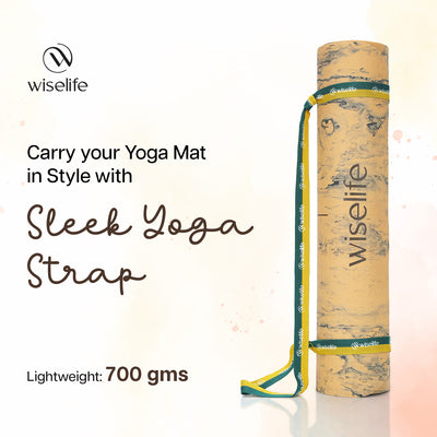 Dual Layer Alignment TPE Yoga Mat- 6mm