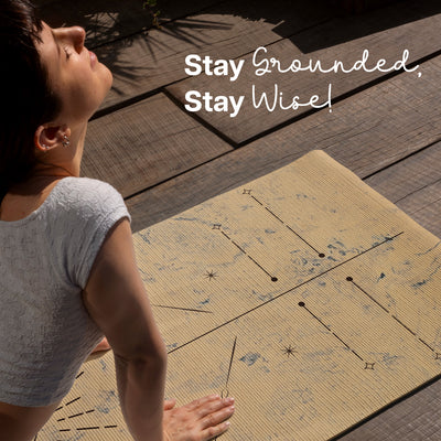 Dual Layer Alignment TPE Yoga Mat- 6mm