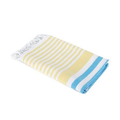 Fouta Towel (Yellow Cyan)