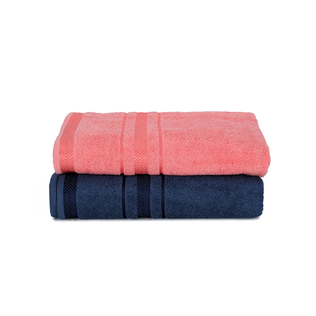 Bath Towel - PINK-BLUE