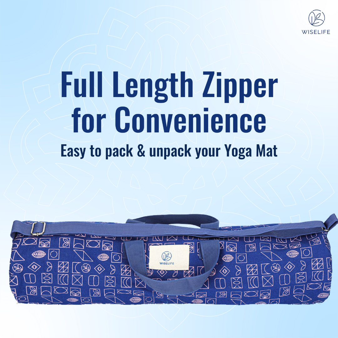 Yoga Mat Duffel Bag - Blue