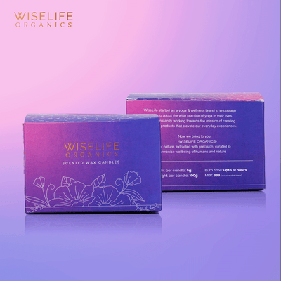 Organics Scented Candle Set of 4- (50g)