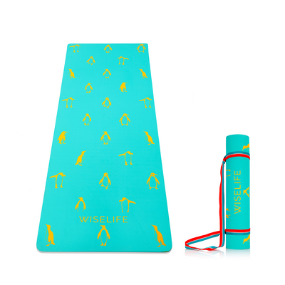 Kids Printed Yoga Mat Penguin - 6mm