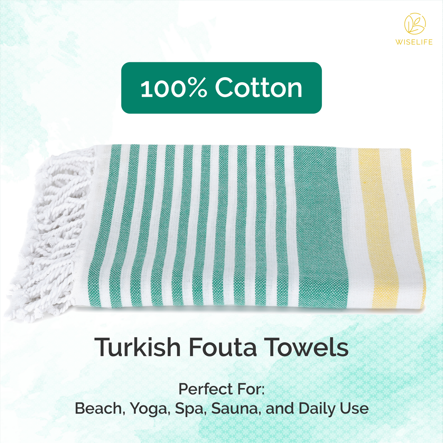 Fouta Towel (Green Yellow)
