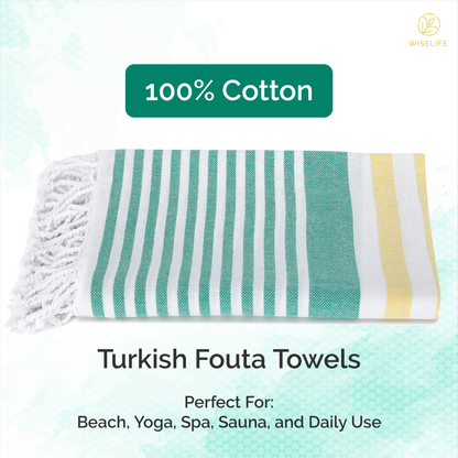 Fouta Towel (Green Yellow)