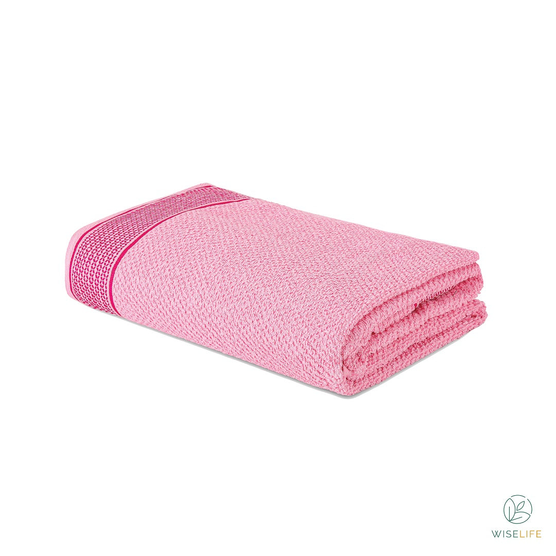 Bath Towels 500 GSM - Raspberry Pink